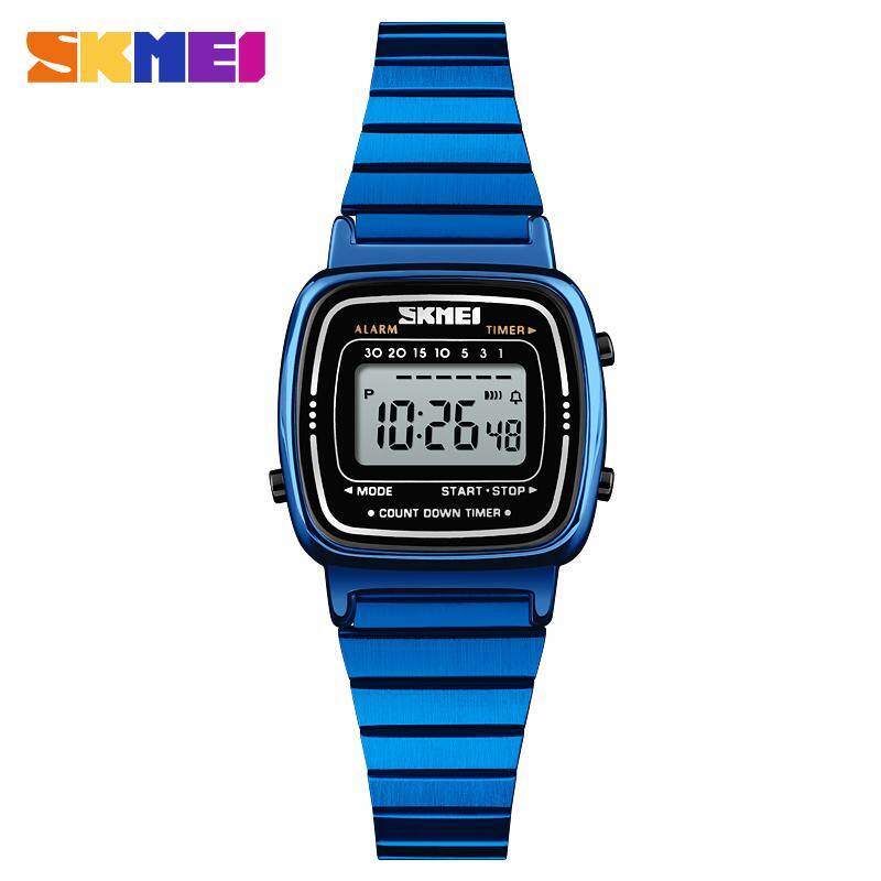 SKMEI Fashion Sport Watch Women Top brands Luxury 3Bar Waterproof Ladies  Watches Alarm Clock Digital Watch