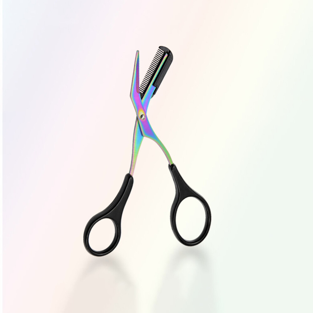 Eyebrow Trimmer Eyelash Scissors Eyebrow Razor Grooming Comb Makeup Tool