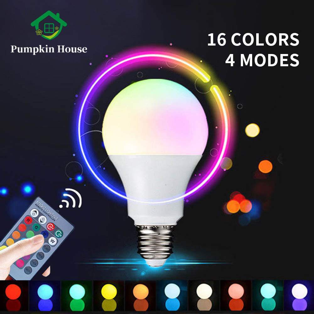 Bóng Đèn 220V E27 Rgb Đèn Led 5W 15W Rgb Lampada Đèn Led Rgbw Thay Đổi Nhiều Màu Sắc Với Bộ Nhớ Điều Khiển Từ Xa Ir Để Trang Trí Nhà Nghỉ Lễ