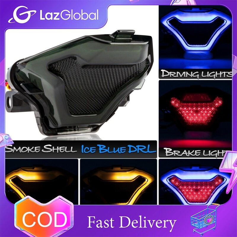 Motorcycle led taillight brake rear turn signal indicator lamp tail light for yamaha r3/r25/y15zr/mt03/07/lc150