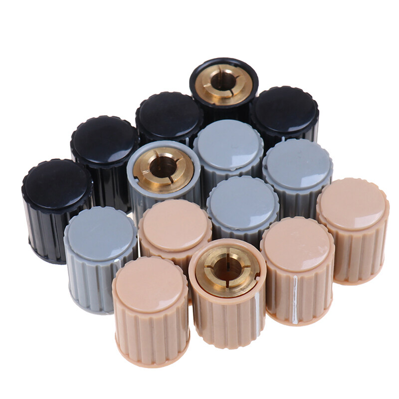 5pcs NEW KYZ20-16-6 20*16*6mm Plastic Gray Potentiometer Knob Cover Cap