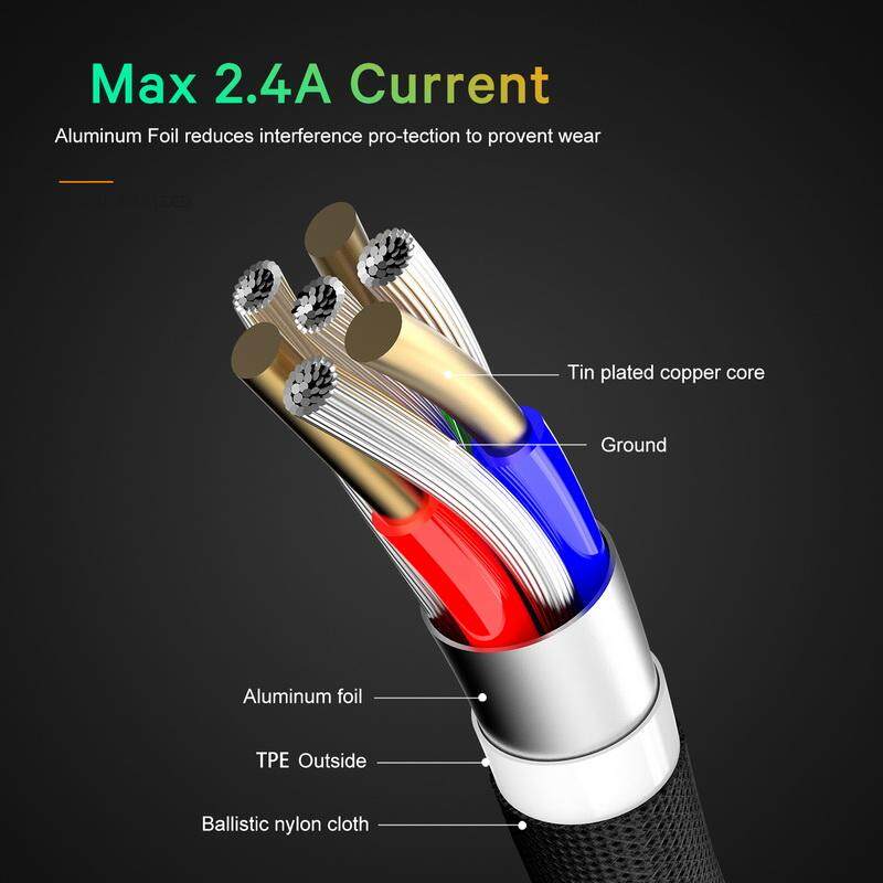 MCDODO LED Micro USB Cable Fast Charging Data Cabel For Android Samsung ...