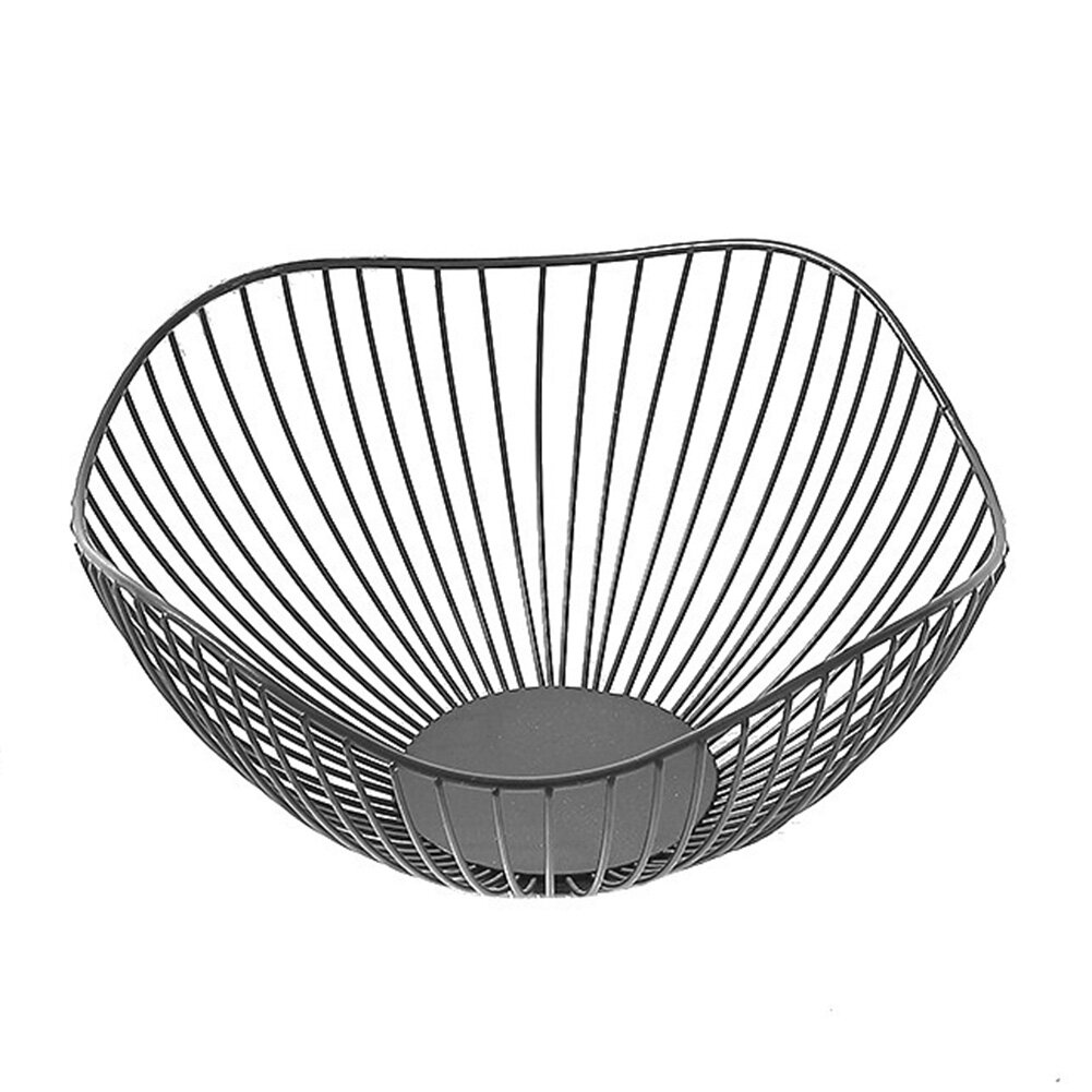 [Chinatera] Simple Modern Iron Fruit Basket Fruit Container Bowl Creative Snacks Bread Storage Drain Basket Table Snacks Display Tray