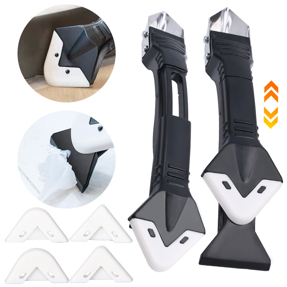Dụng Cụ Cạo Silicon Dụng Cụ Cạo Keo Góc Làm Đẹp Bộ Dụng Cụ Nạo Vữa 5 Trong 1 Dụng Cụ Cạo Vữa Đa Năng