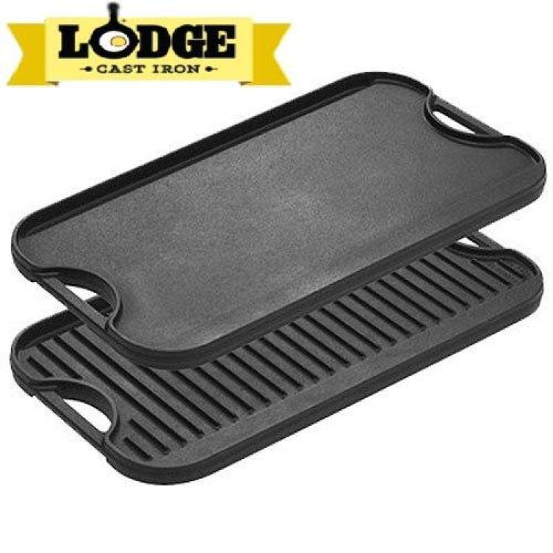 Lodge LPGI3 Cast Iron Reversible Grill/Griddle, 20-inch x 10.44-inch Singapore