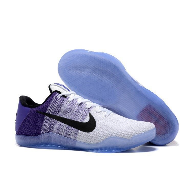kobe shoes purple and white