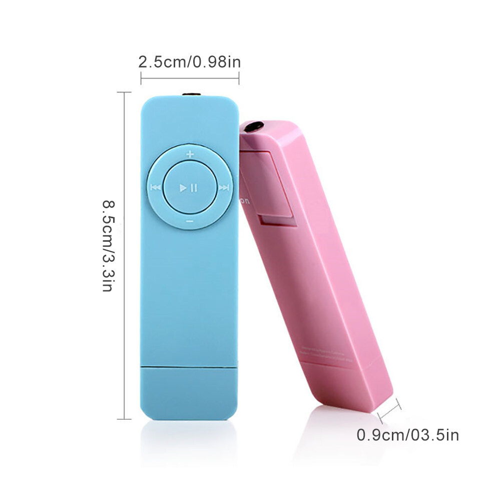 เครื่องเล่นเพลง MP3 U แบบพกพาเครื่องเล่นเพลง USB น้ำหนักเบาเครื่องเล่น