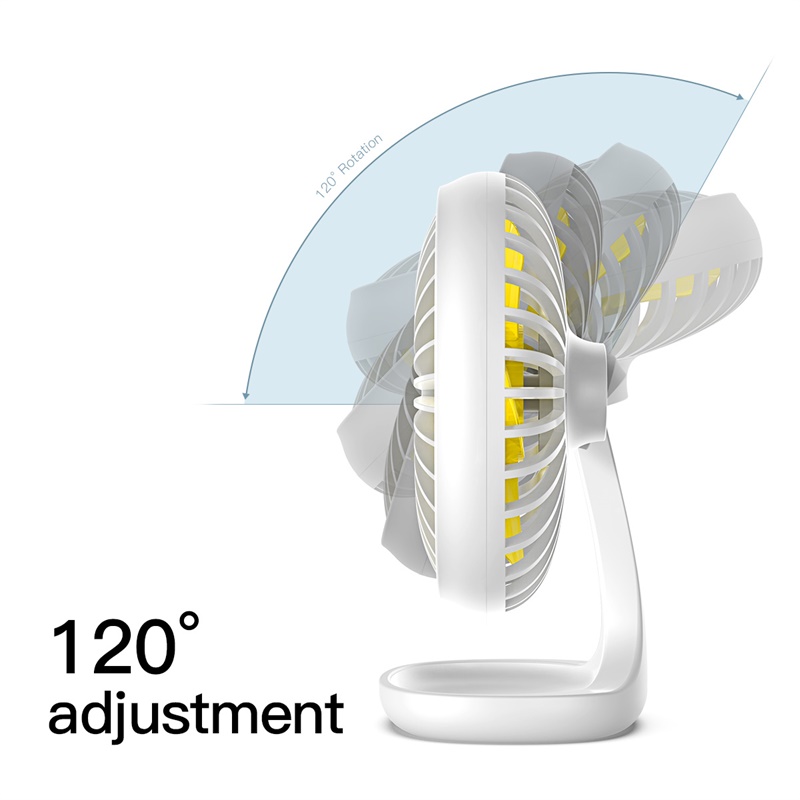 Quạt mini để bàn Baseus Baseus Pudding-Shaped Fan ( 3 mức tốc độ - Mini USB Air Cooling Fan Clip Desk Fan)