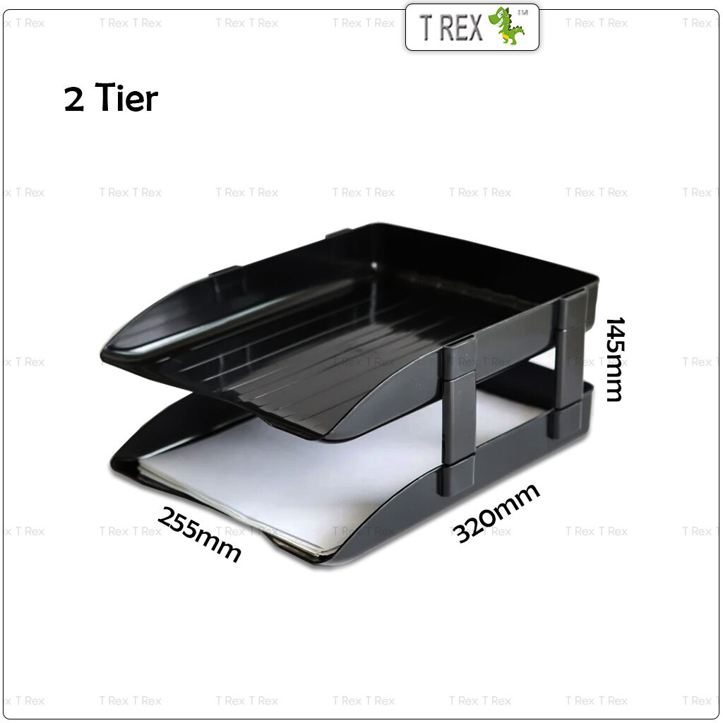 NISO Document Tray - 2 Tier / 3 Tier / Document Rack / Letter Tray ...