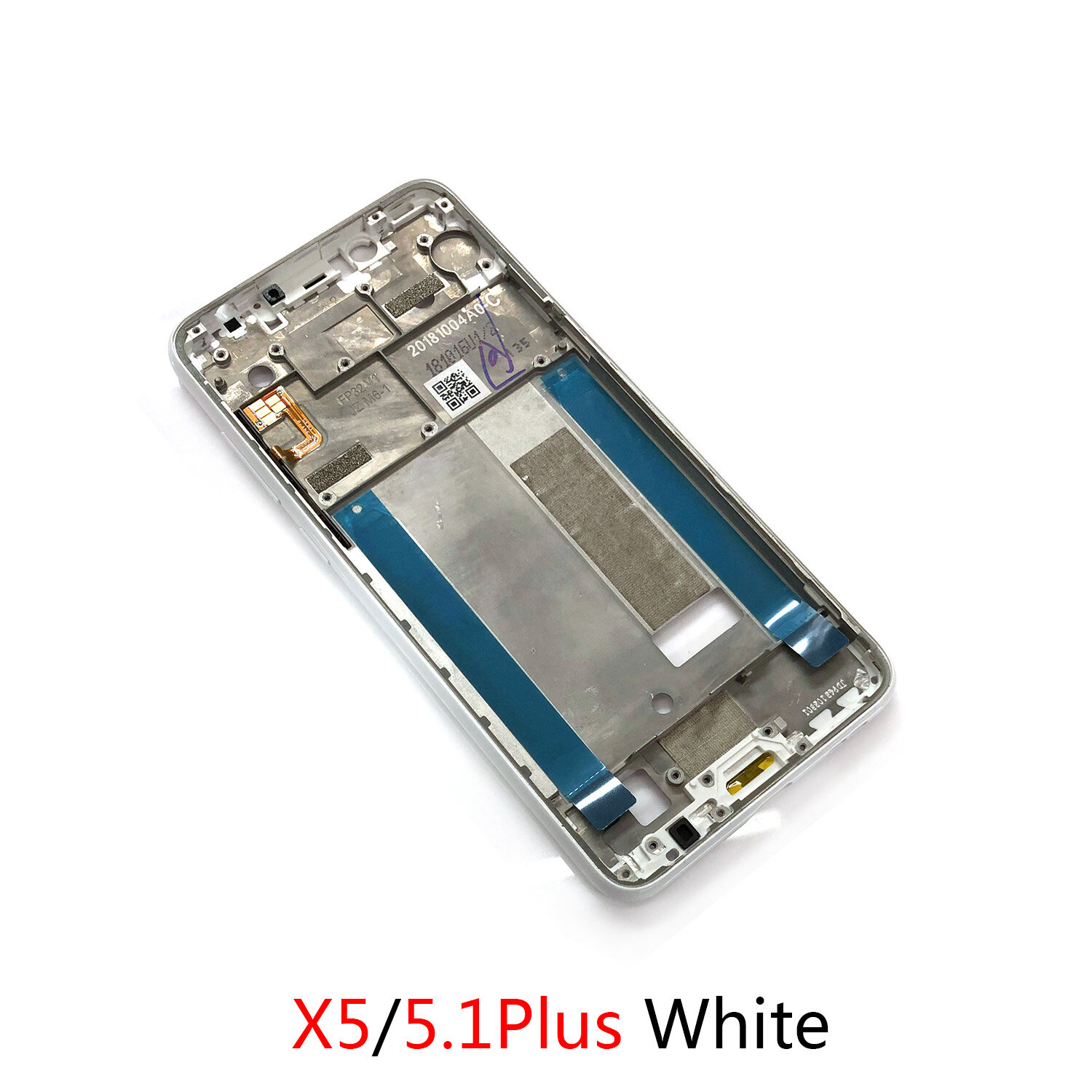 For nokia x5 5.1plus x6 6.1plus x7 mullion middle frame cover battery door housing bezel repair parts