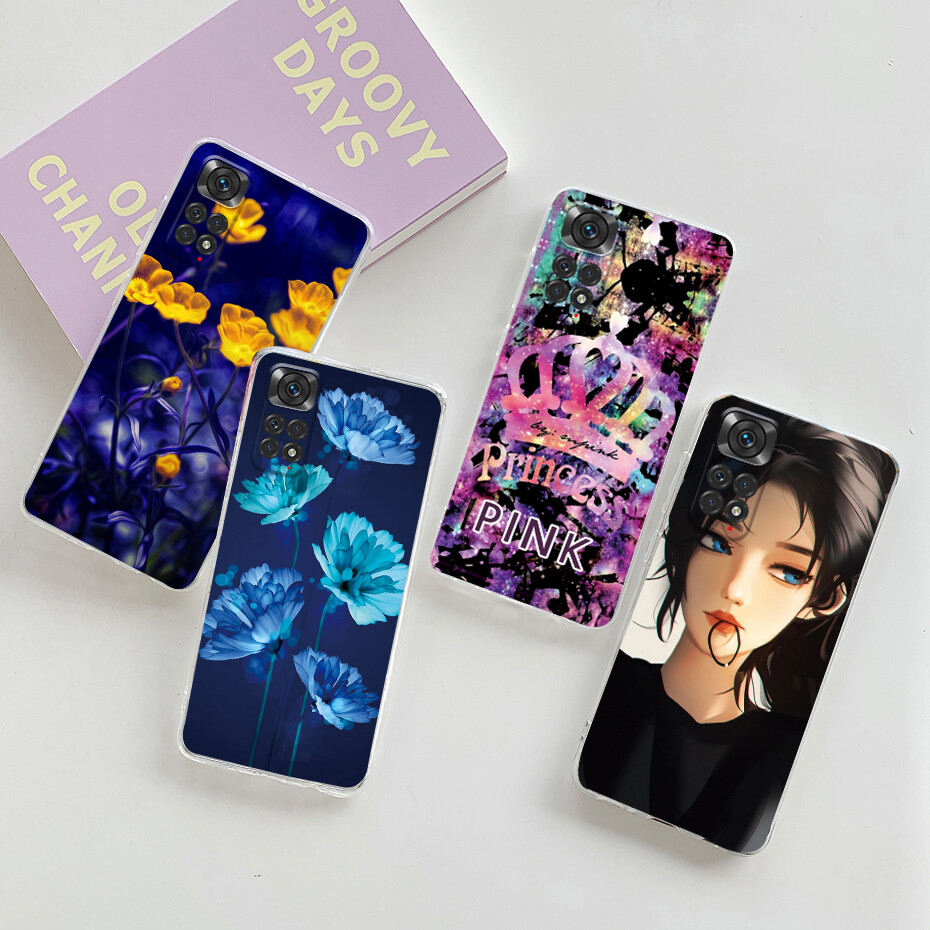 For Xiaomi Redmi Note 11 / Redmi Note 11S 4G Phone Case Soft Silicone Cute Cover For Redmi Note11 Note11S Caing