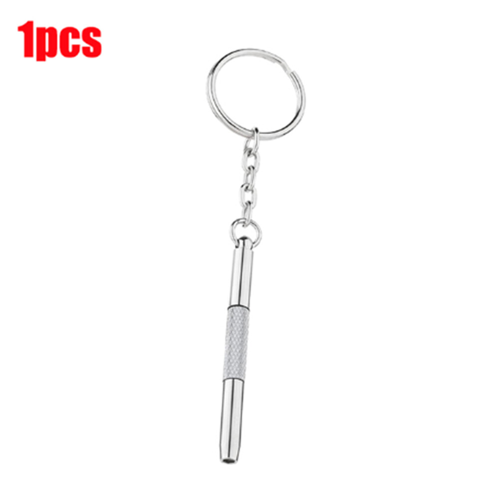 10pcs 3 In 1 Glasses Screwdriver Eyeglass Screwdriver Watch Repair Kit Keychain Portable Hand Tools Precision Screwdriver Tools