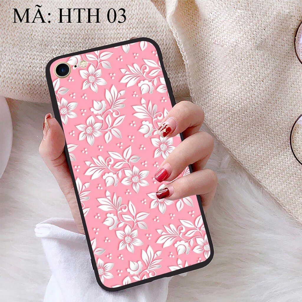 Ốp lưng iPhone 7 viền dẻo TPU BST Hoạ Tiết Hoa