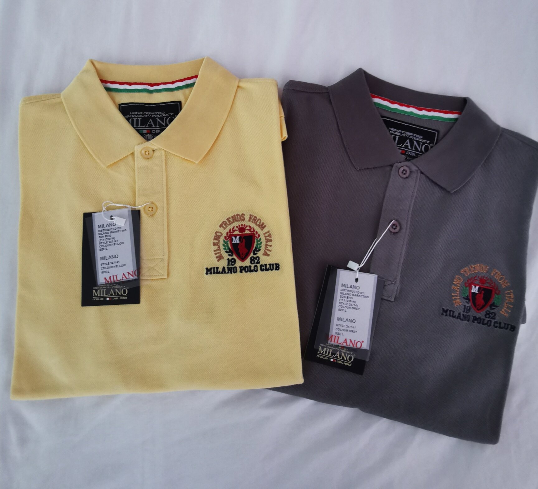 land beroerte Keel Milano Polo T / Collar Shirt / Casual Wear / Comfortable | Lazada