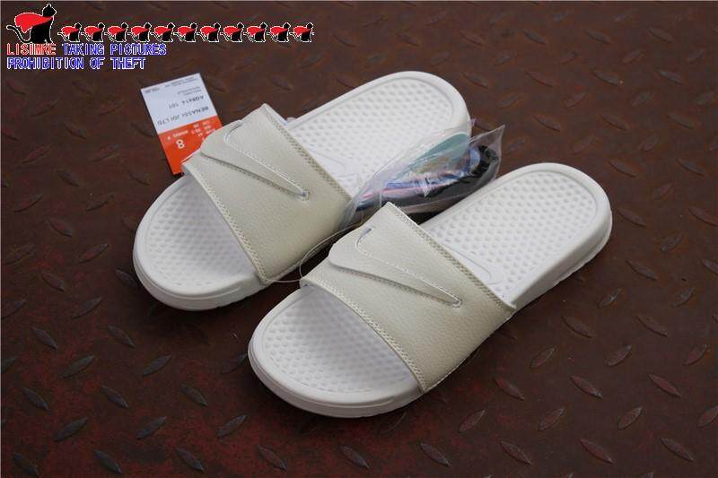 Nike_Benassi_JD Ltd Swoosh Patch Rebranding atau Netral Mengenai Saham Sandal untuk 1 Pria Wanita Musim Panas Kamar Mandi Sandal Sandal Jepit Pantai