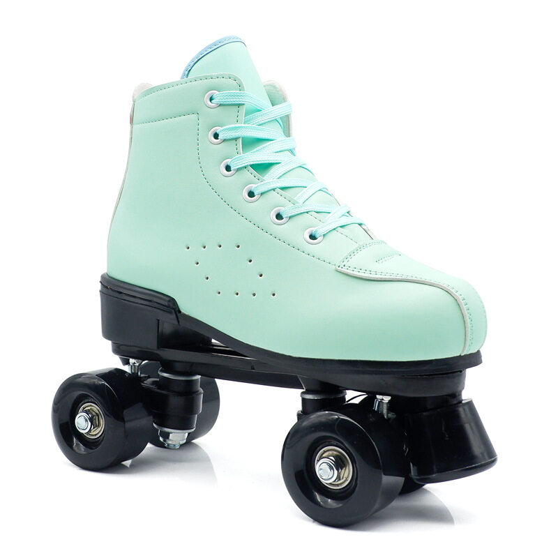 Skating shoes Double row four wheel roller skating shoes Adult men and