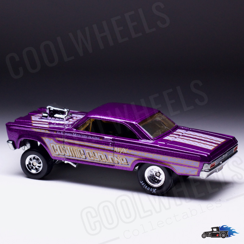Hot Wheels 1/64 HW Redliners 65 Mercury Comet Cyclone #0/5 Chase 2018 - Modèle Violet - Neuf