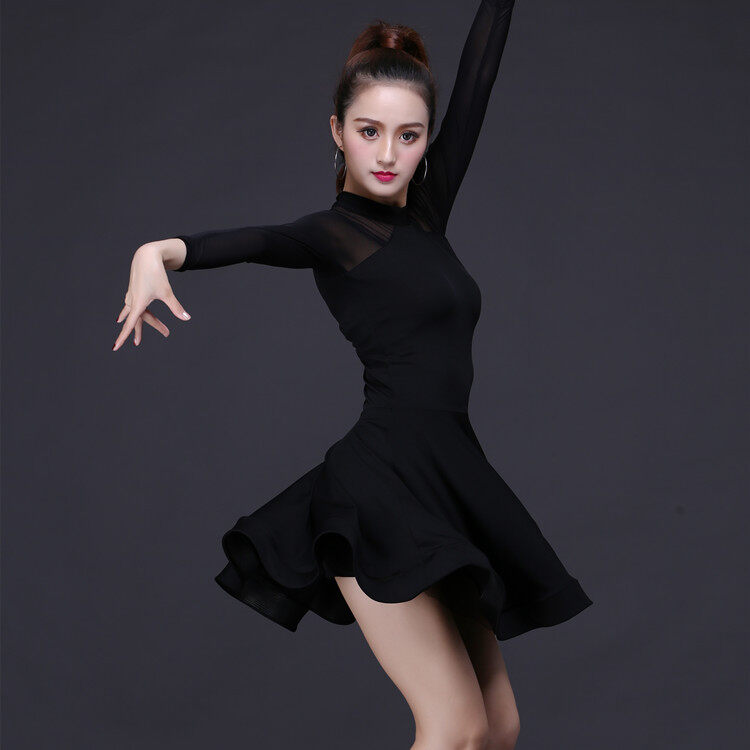 Latin dance costume for adult women's dance dress performance practice dance dress