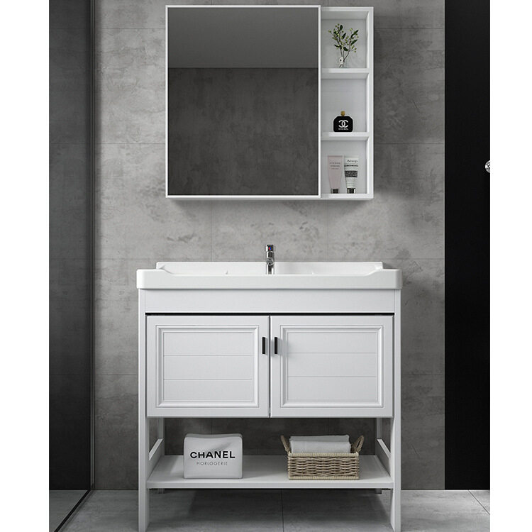 Nordic Floor Standing Bathroom Cabinet, Bathroom Vanity With Sink