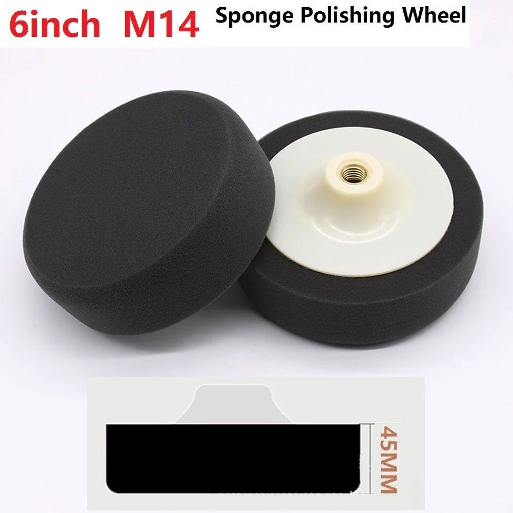 6inch150mm Standard Compounding Polishing Head Car Hub Sponge Foam Buffing Wheel