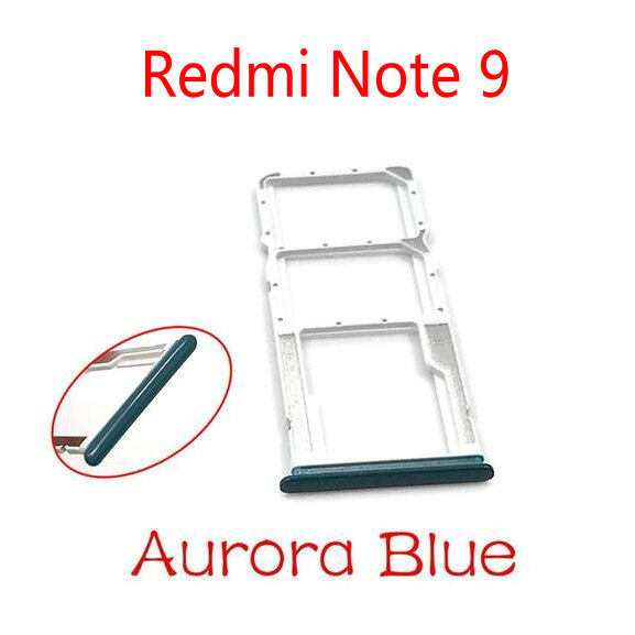 Cho Xiaomi Redmi Note 9 khay thẻ Sim khe giữ Bộ phận thay thế