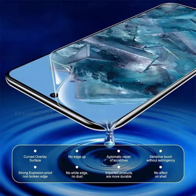 3in1 2in1 1pcs front lens film Camera Protective Glass For Google Pixel 8 Pro 5G 2023 Front Back Soft Hydrogel Film for Pixel8 Pixel8Pro Screen Protector Not Glass