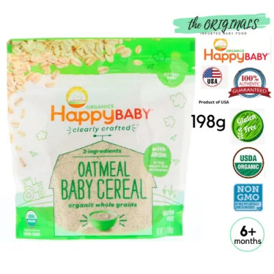 Happy Family Organics, Clearly Crafted, Oatmeal Baby Cereal, 7 oz (198 g)
