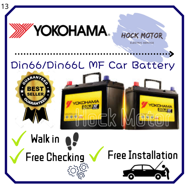 Din66/Din66L 56618 MF Yokohama battery for Peugeout , Audi , VW, Benz