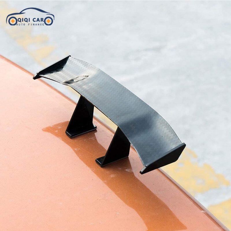 QIQI Car Tiny Tail Wing Black ABS Mini Rear Wing Spoiler Universal Car Refitting Tool