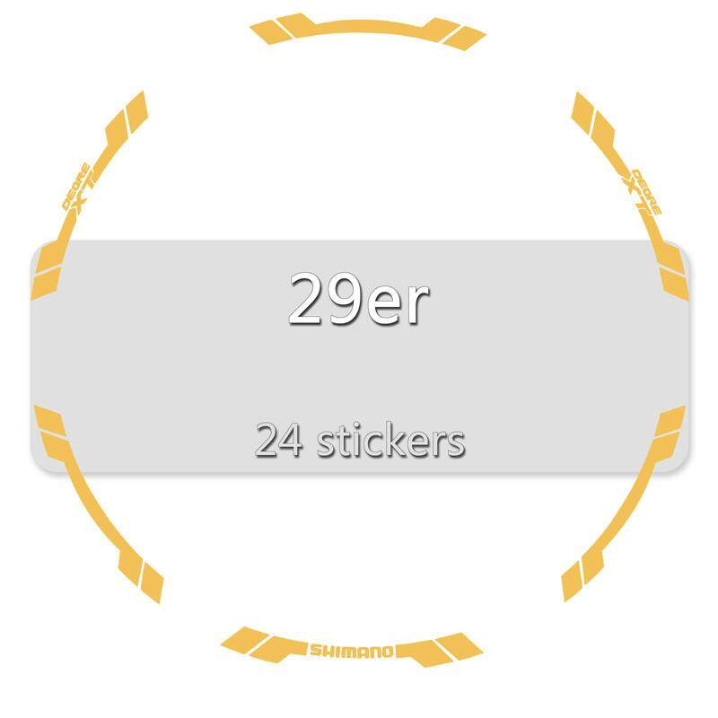 Mountain Bike bicycle wheel rim stickers for M50 cycling race dirt decals