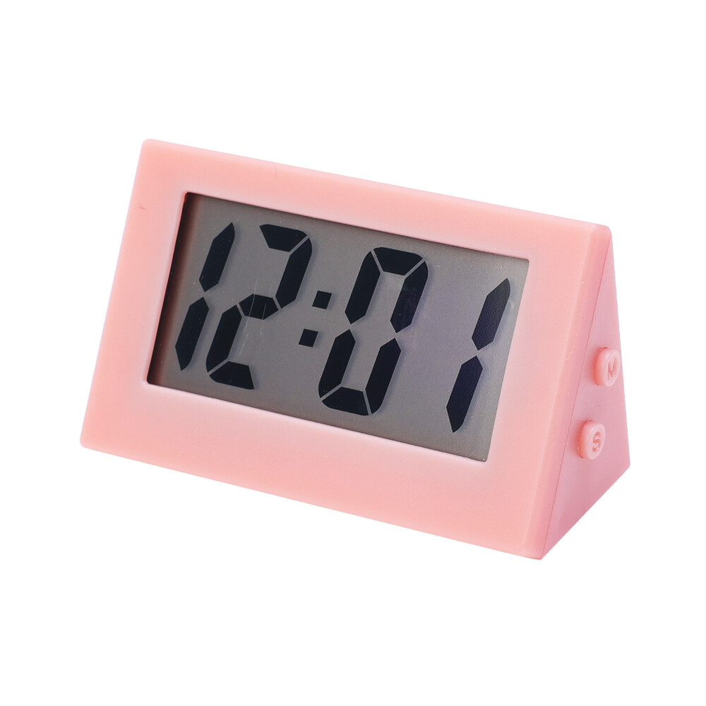 Mini Digital Clock Portable LED Electronic Clock Multi-function Electronic Clock for Desktop Office Mute Time Display Desk Clock