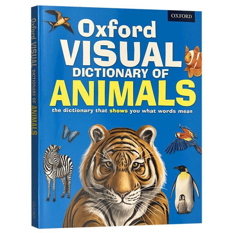 Oxford Visual Dictionary of Animals English original reference book  children's cognitive Enlightenment Oxford animal Visual Dictionary English  graphic Dictionary English version | Lazada