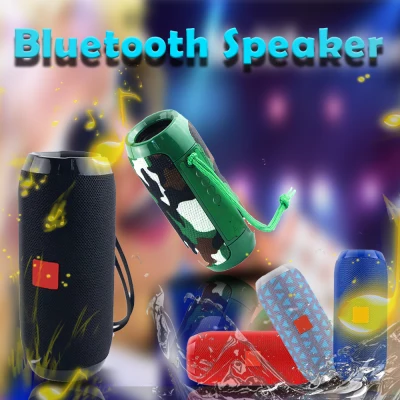 Zuukoo Original Portable USB Speakers Wireless Bluetooth Speaker TG117 outdoor HIFI Super Bass Waterproof Speaker Outdoor Speaker Support AUX TF Subwoofer Loudspeaker TG117 Wi-Fi Music