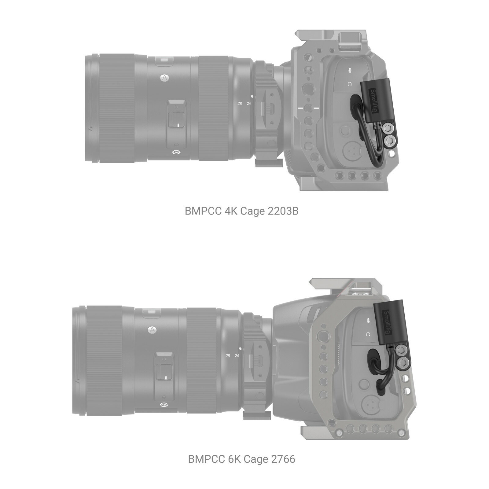 SmallRig Bộ Chuyển Đổi HDMI & Type-C, Cho BMPCC 4K & 6K, Máy Ảnh Cage 2960
