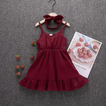 baby girl dress with headband