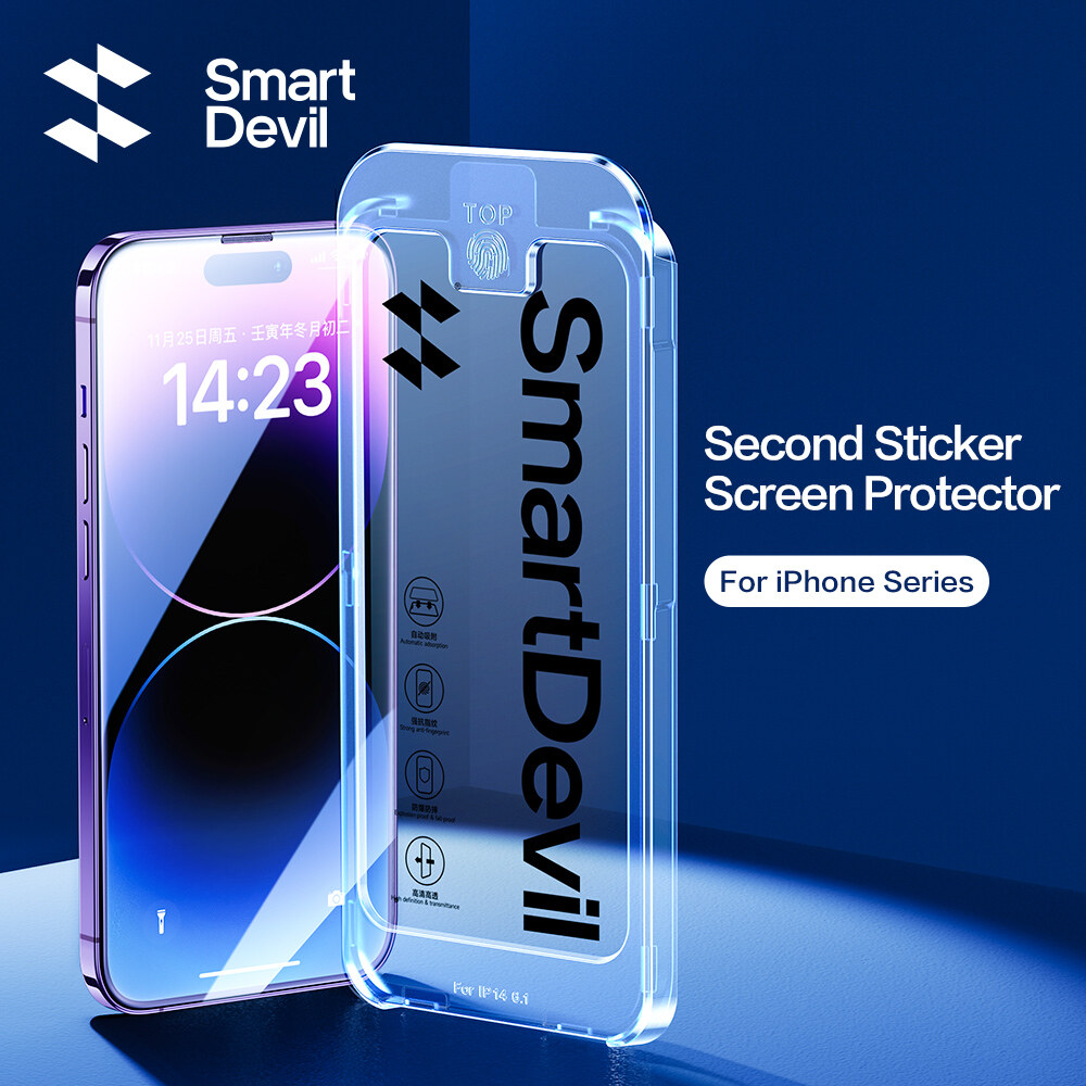 SmartDevil Dust Proof Screen Protector for iPhone 14 Pro Max iPhone 15 Pro Max iPhone 13 Pro max iPhone 12 Pro max iPhone 11 Pro iPhone XR 15 Plus 14 Plus Max XsMax X XS Tempered Glass Film Full Coverage Clear Anti-fingerprint with installation tool