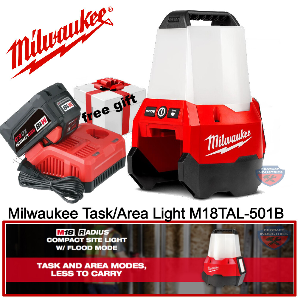 Milwaukee M18 TAL-0 TrueView LED CORDLESS FLOOD SPOTLIGHT 2200 Lumens 
