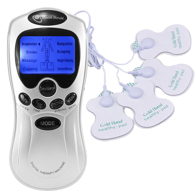 Cammuo 2 Electrode Massager Therapy Acupuncture Tens Electric Therapy Massager Body Slimming Massager