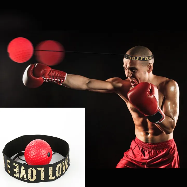 head mounted boxing reflex ball