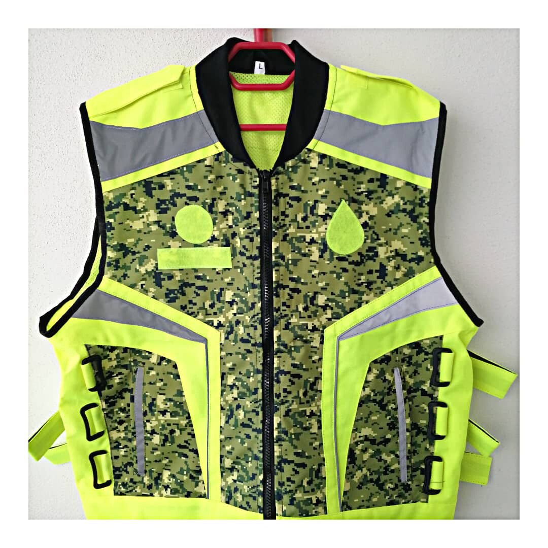 Rela POD Vest With Reflector SIZE S TO 10XL