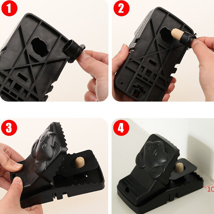 【HATELI】Mouse Bẫy Dụng Cụ Bẫy Chuột Cầm Tay, Cho Việc Đánh Bắt Chuột