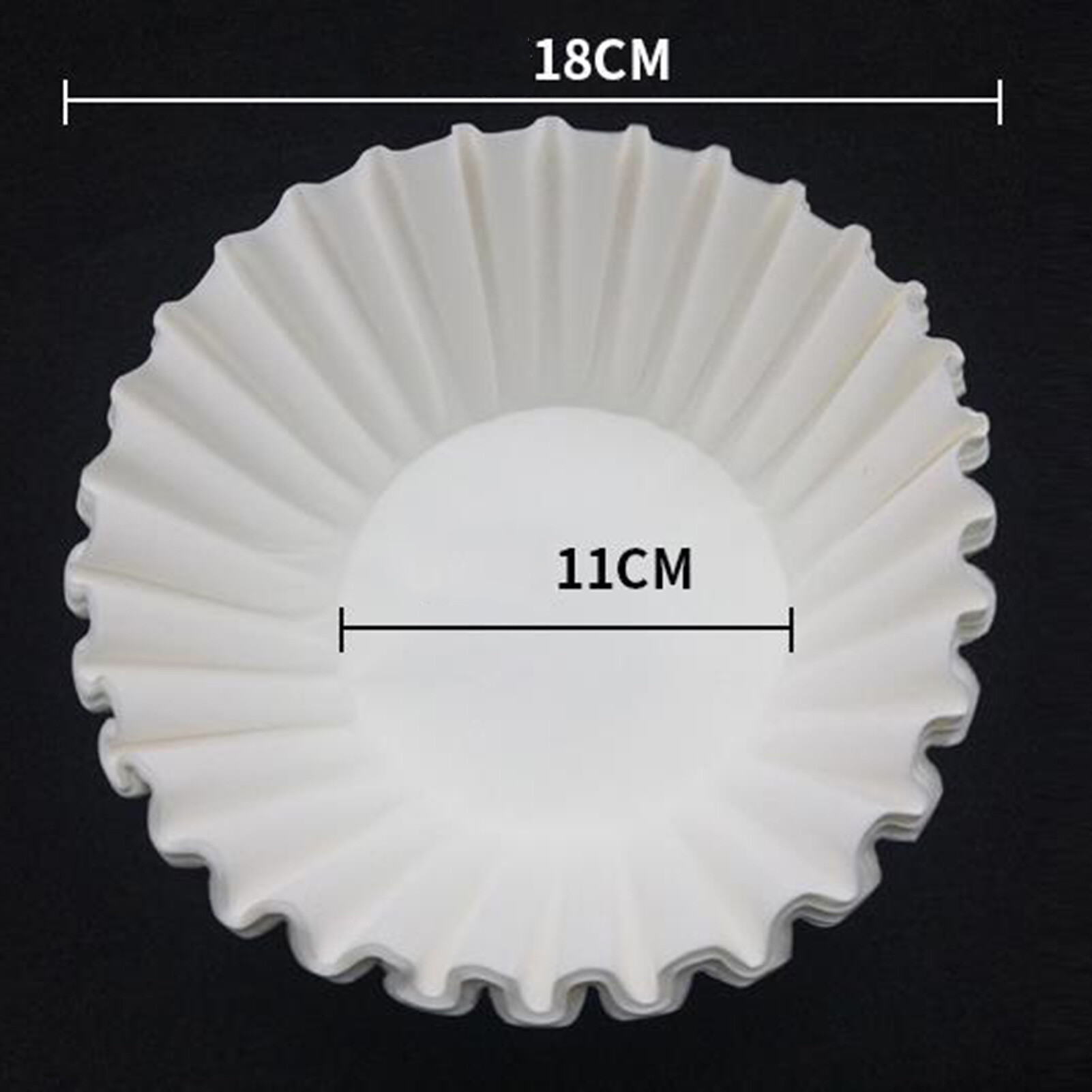 Disposable Coffee Filter Set Basket Coffee Filter Paper Replacement Accessory for Coffee Maker