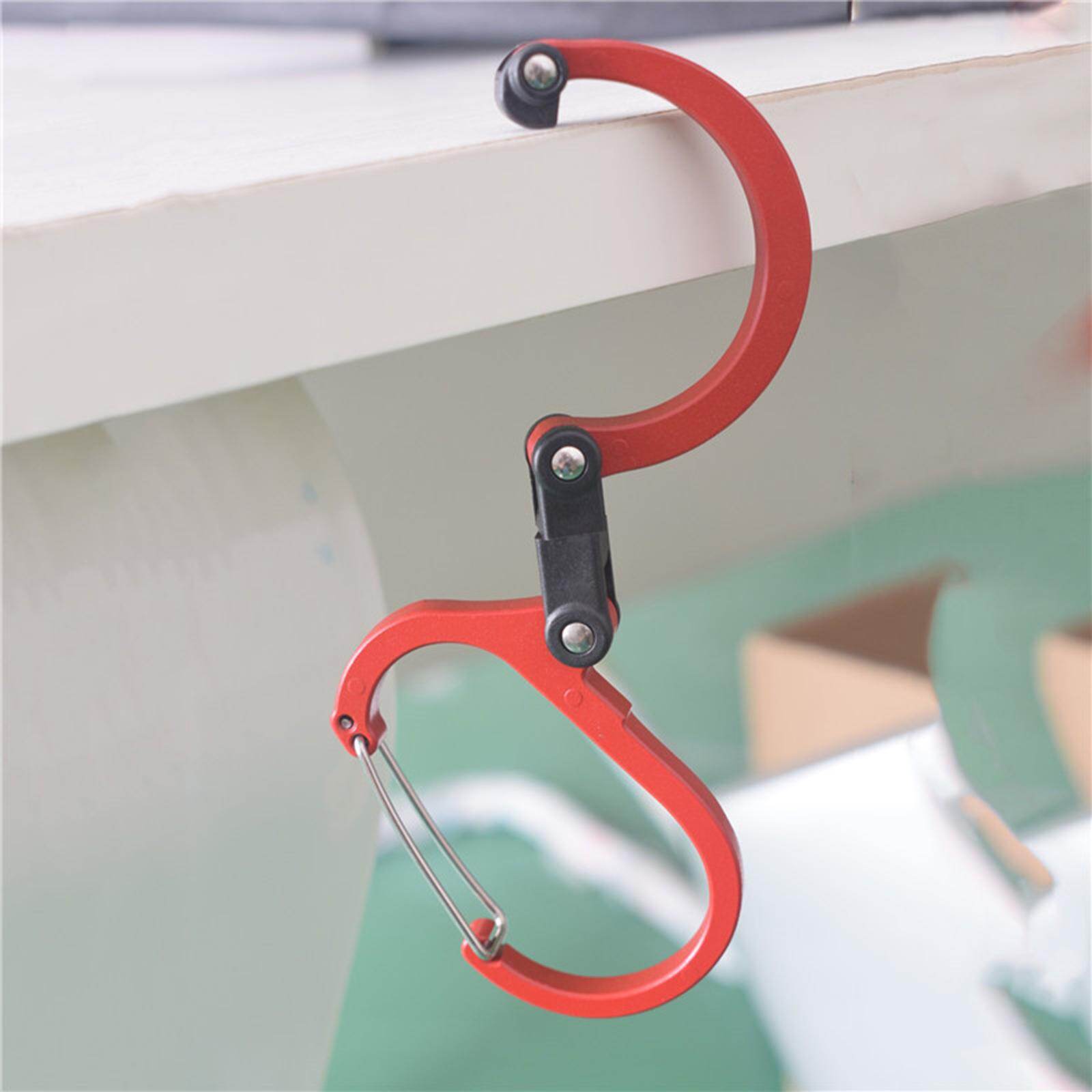 Hisiya Heavy Duty Carabiner Clip Hook Backpack Hanger for Climbing Backpack
