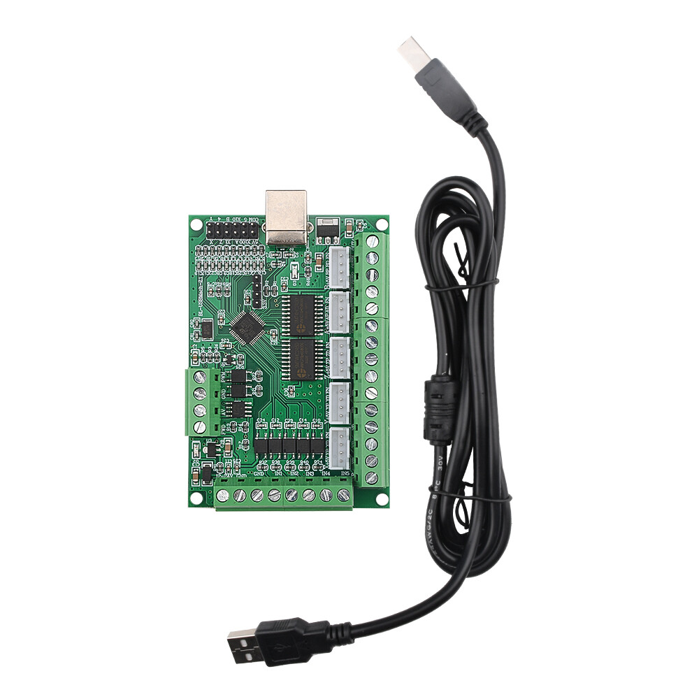 diymore MACH3 V2.1 Five-axis Engraving Machine Motherboard CNC Motion Control Card 5-axis Stepper Motor Drive Interface Board