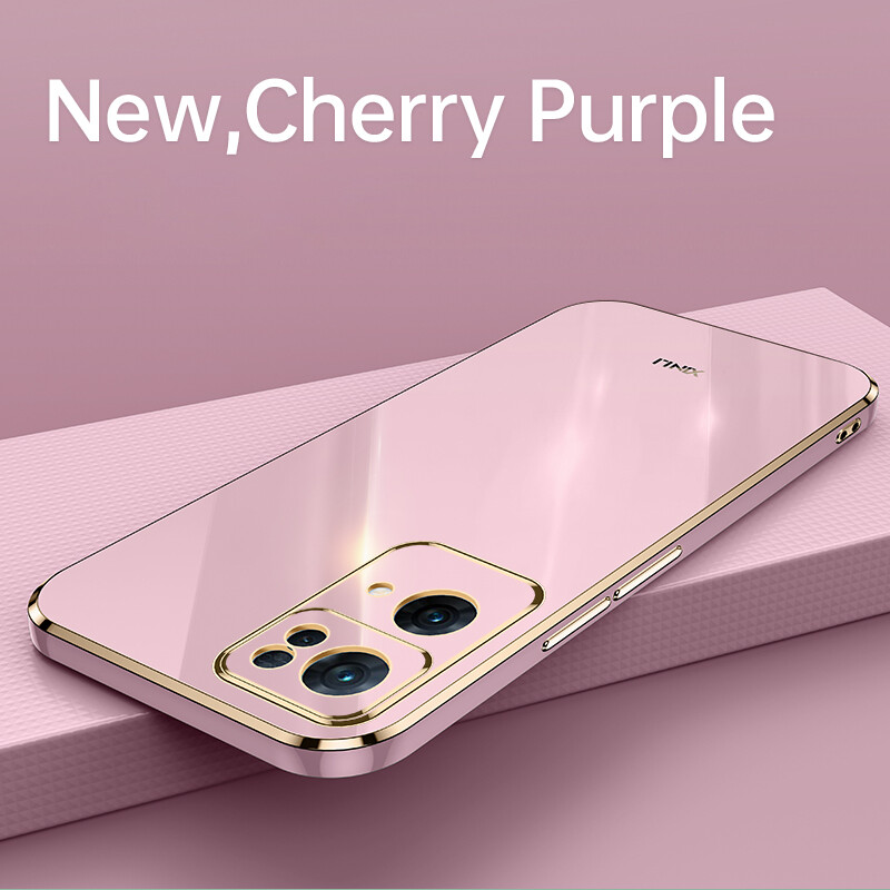 Reflective Straight Edge Plating Casing OPPO Reno 7 Pro Reno 7 Reno7 Z 5G Case Back Cover For Reno7 Z 5G Case