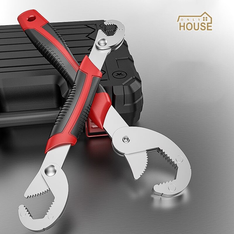 Universal wrench tool movable mouth universal opening wrench multifunctional fast automatic movable wrench