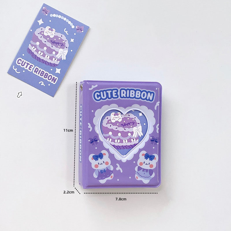 MSQ 40 Inch Photo Album PVC Card Slots for Photo Album Scrapbook Photo Album Polaroid Photo Album for storing lomo cards album cover photo album pocket book storage photo album cute bear