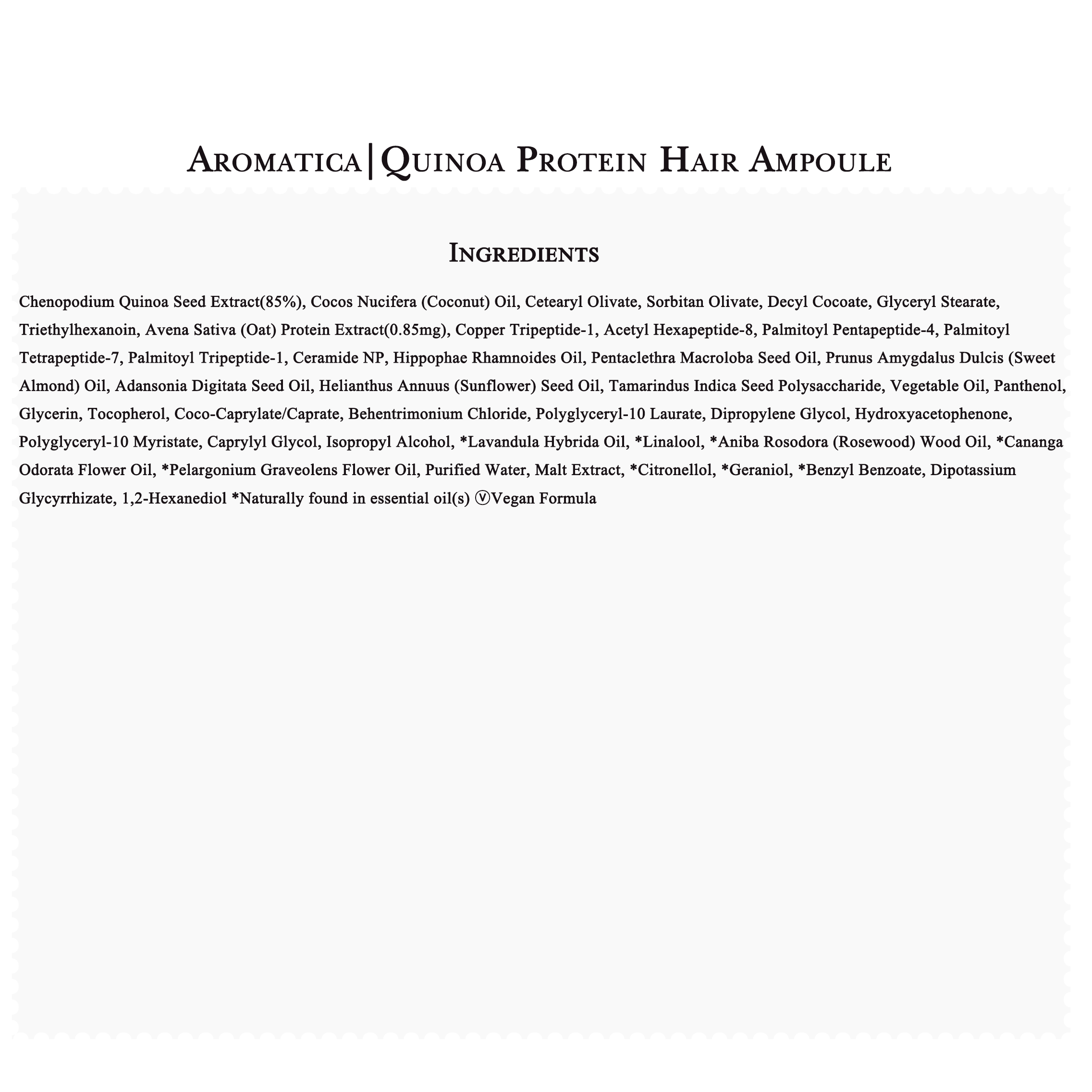 Aromatica | Quinoa Protein Hair Ampoule (100ml)