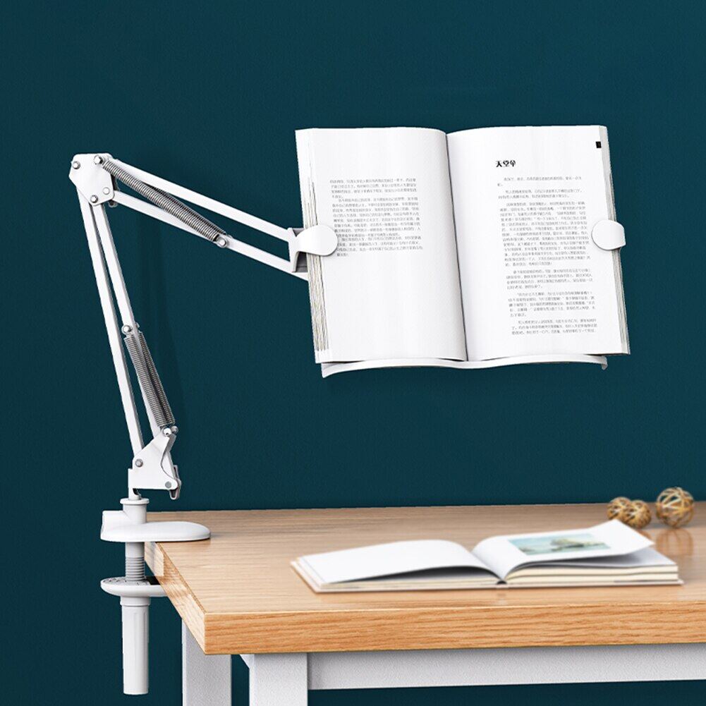 Bedtime Reading Book Bracket For Children's Reading Rack Desktop Long Arm Flexible Multi Angle Rotation Book Holder Stand