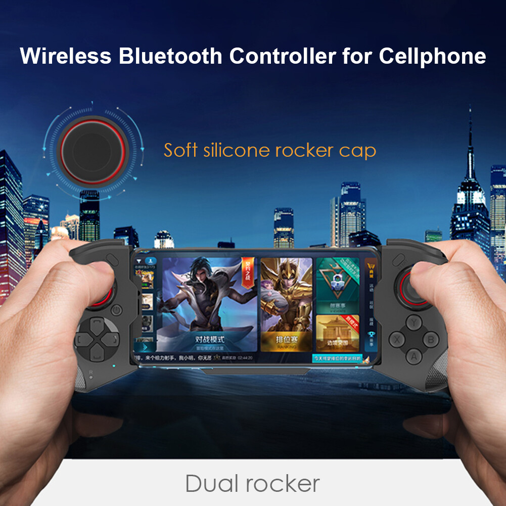 Mocute 060 Tay Cầm Chơi Game Bluetooth, Đối Với IOS Android Trò Chơi Điện Thoại Cần Điều Khiển PUBG Điều Khiển Kính Thiên Văn Gamepad, Có Thể Sạc Lại